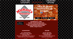 Desktop Screenshot of michaelspizzeria.net